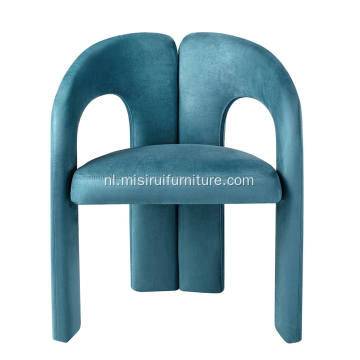 Italiaanse minimalistische woonkamer Blue Dubet Lounge stoelen